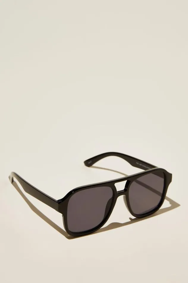 Men Sunglasses Cotton On The Law Sunglasses Blackblack Smoke