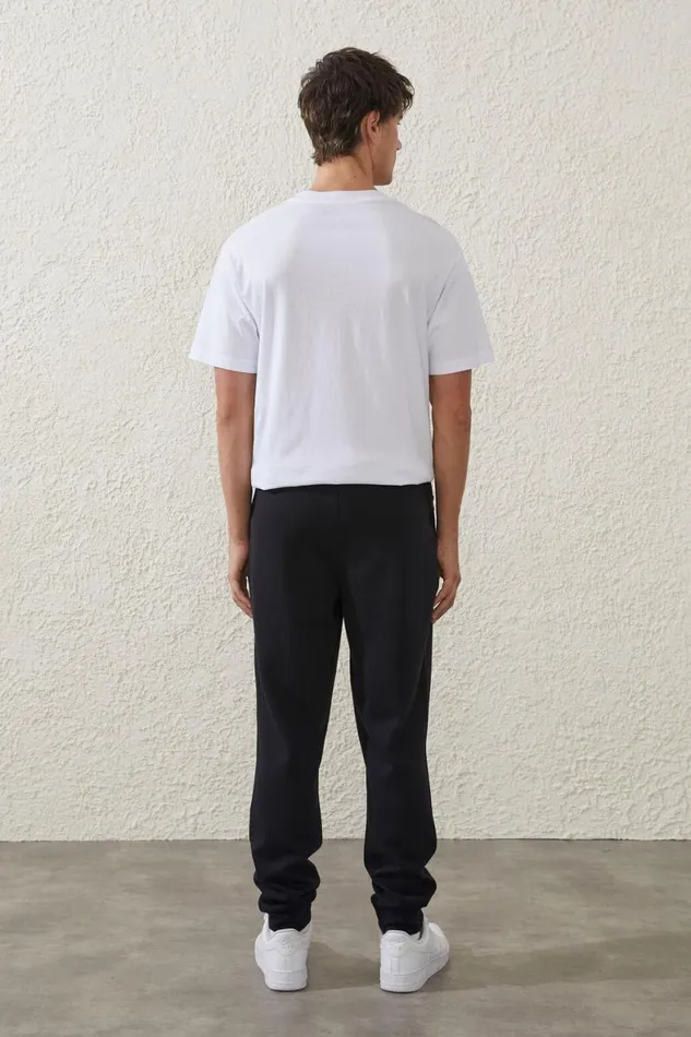 Men Sweats and Hoodies Cotton On Active Track Pant Black