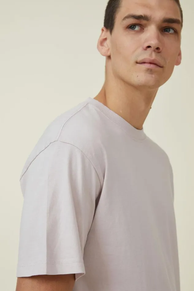 Men Tees and Tanks Cotton On Organic Loose Fit TShirt Iced Lilac
