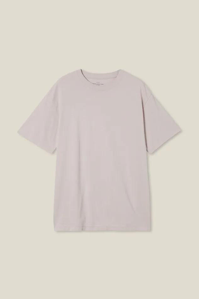 Men Tees and Tanks Cotton On Organic Loose Fit TShirt Iced Lilac