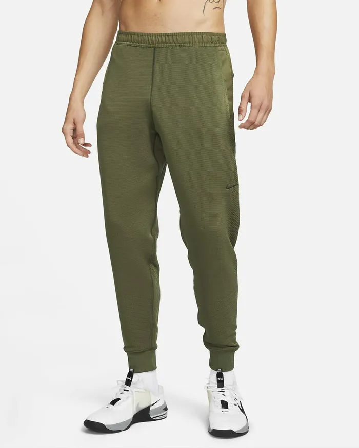 Men ThermaFit Adv APS Rough Greenblack Nike Trousers And Tights
