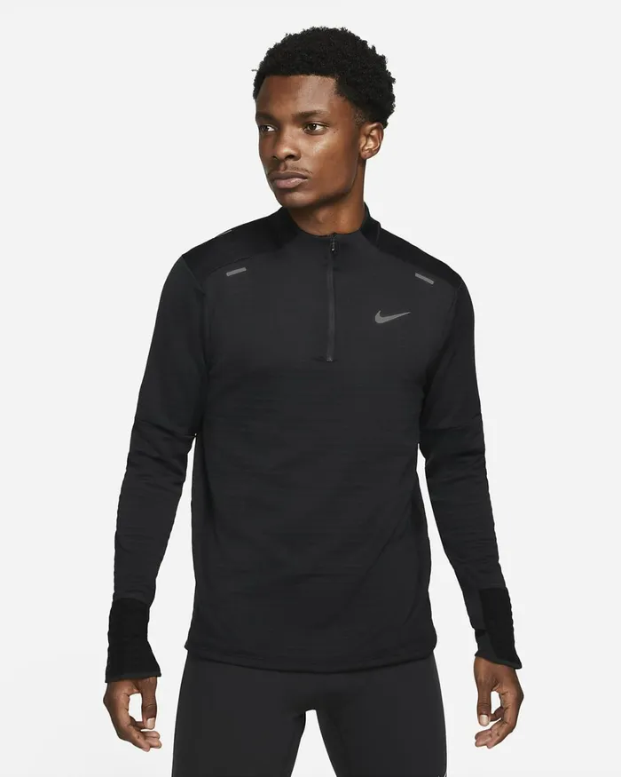 Men ThermaFit Repel Black Nike Tops And TShirts