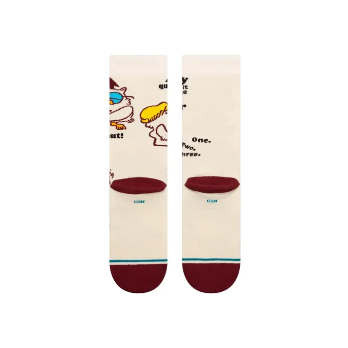 Men Tootsie X Mr Owl Crew Socks Canvas Stance Crew