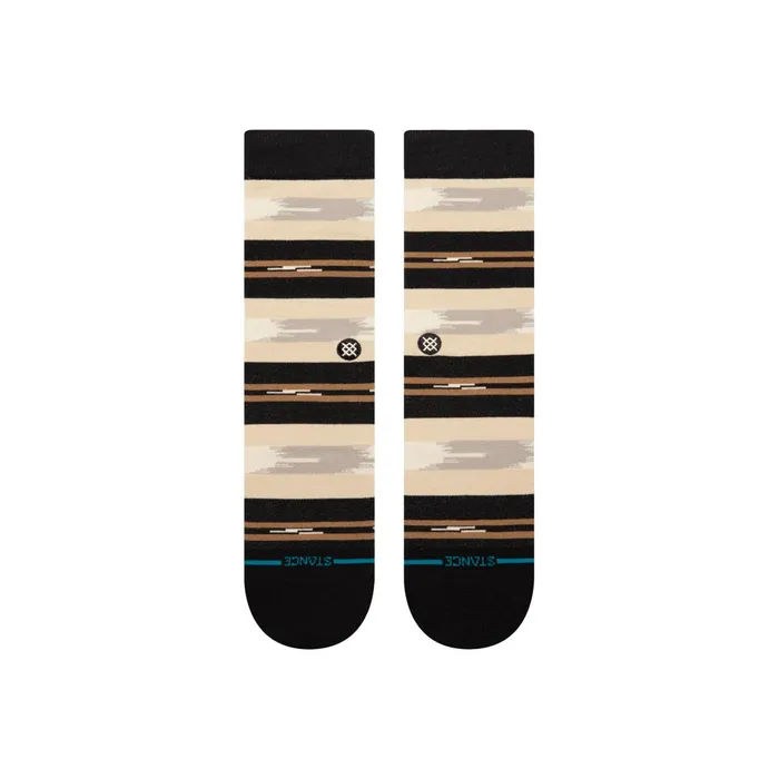Men Trailbound Crew Socks Black Stance Crew