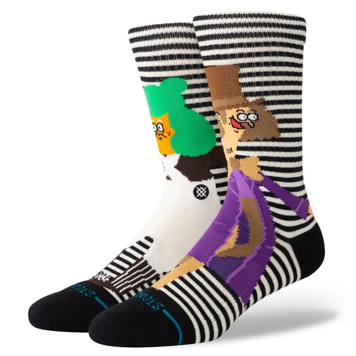 Men Willy Wonka By Jay Howell Crew Socks Oompa Loompa 8211 Blackwhite Stance Crew Men Willy Wonka By Jay Howell Crew Socks Oompa Loompa 8211 Blackwhite Stance Crew