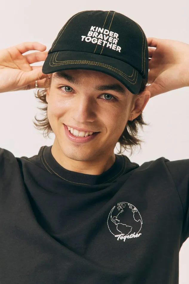MenWomen Gifting Cotton On Born This Way Foundation Cap Washed Black