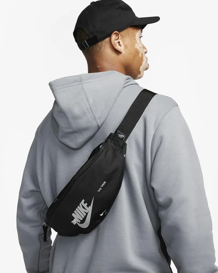 MenWomen Heritage Blackwhitelight Smoke Grey Nike Bags And Backpacks
