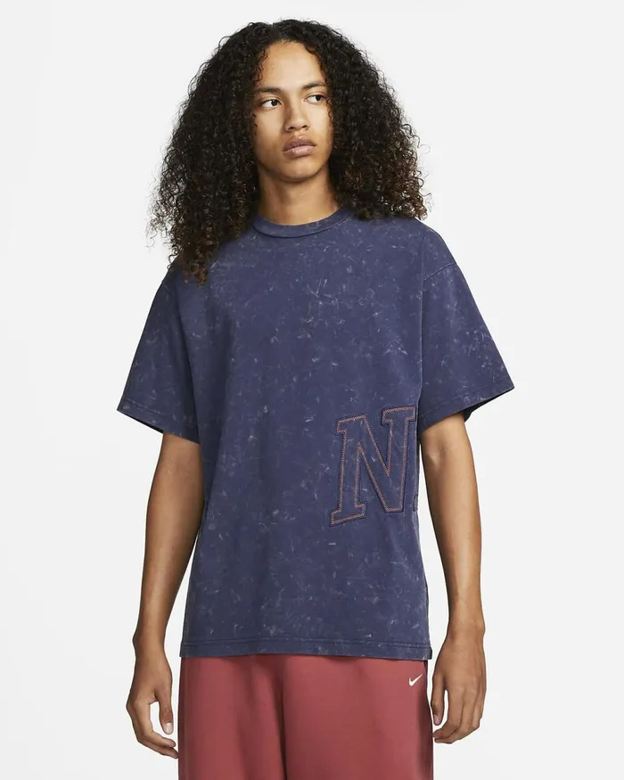 MenWomen Nike Midnight Navyorange Blaze Nike Tops And TShirts