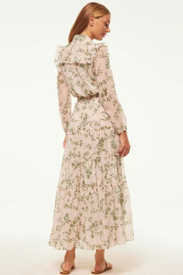 MISA Los Angeles Dresses Women AHREANA DRESS White Sage Botanica