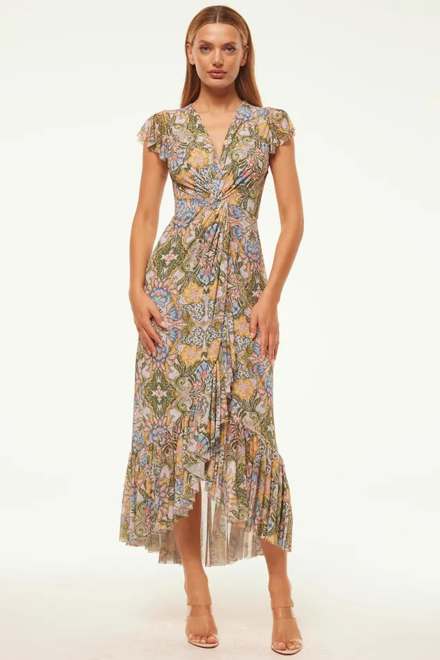 MISA Los Angeles Dresses Women AVALINE DRESS Dolce Vita Kaleidoscope