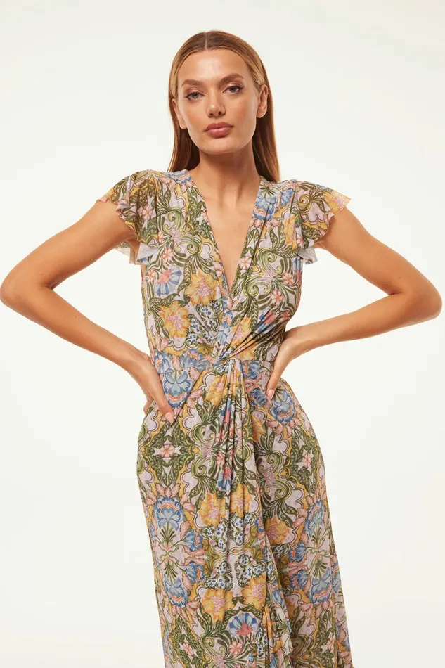 MISA Los Angeles Dresses Women AVALINE DRESS Dolce Vita Kaleidoscope