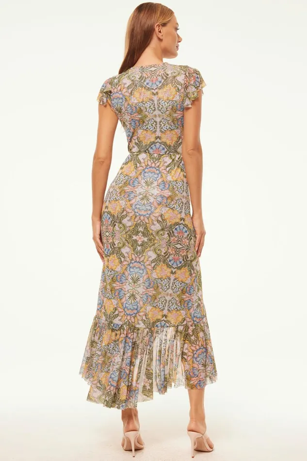 MISA Los Angeles Dresses Women AVALINE DRESS Dolce Vita Kaleidoscope