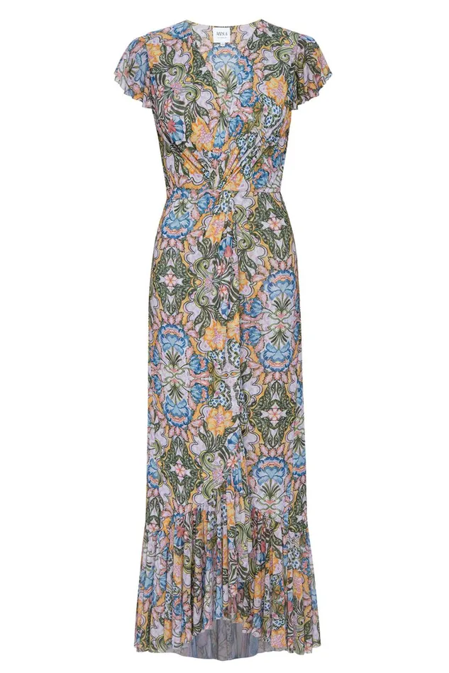 MISA Los Angeles Dresses Women AVALINE DRESS Dolce Vita Kaleidoscope