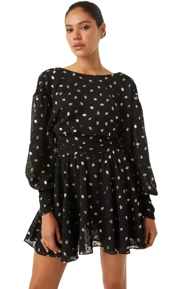 MISA Los Angeles Dresses Women DAVIE DRESS Diamond Clip Dot