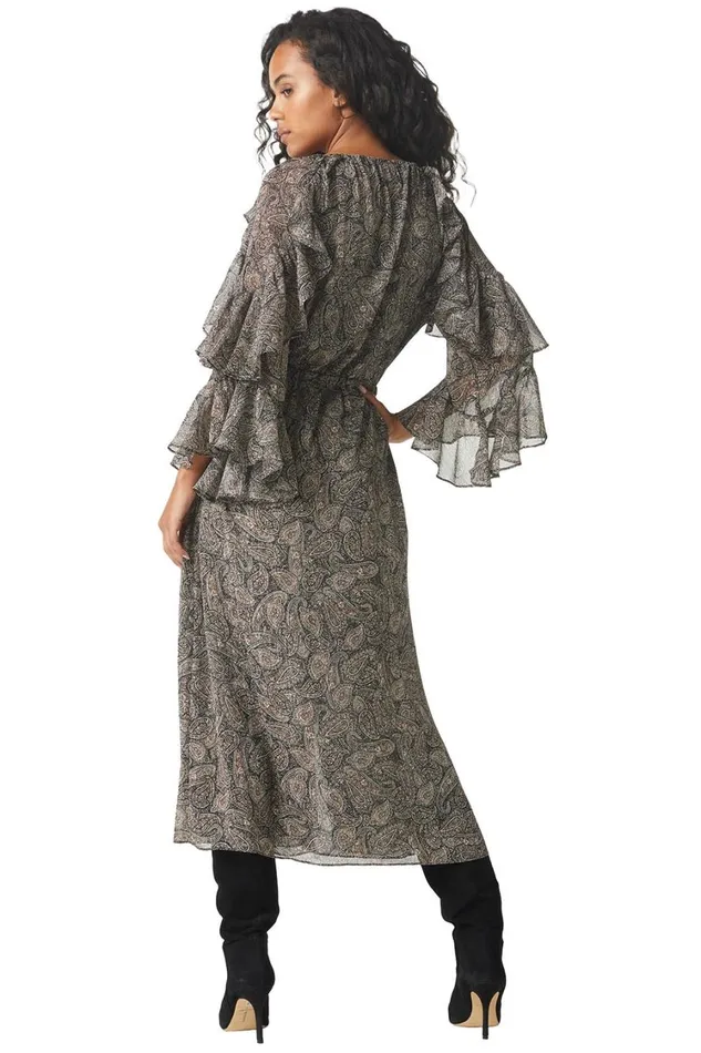 MISA Los Angeles Dresses Women DONNA DRESS Paisley Shimmer