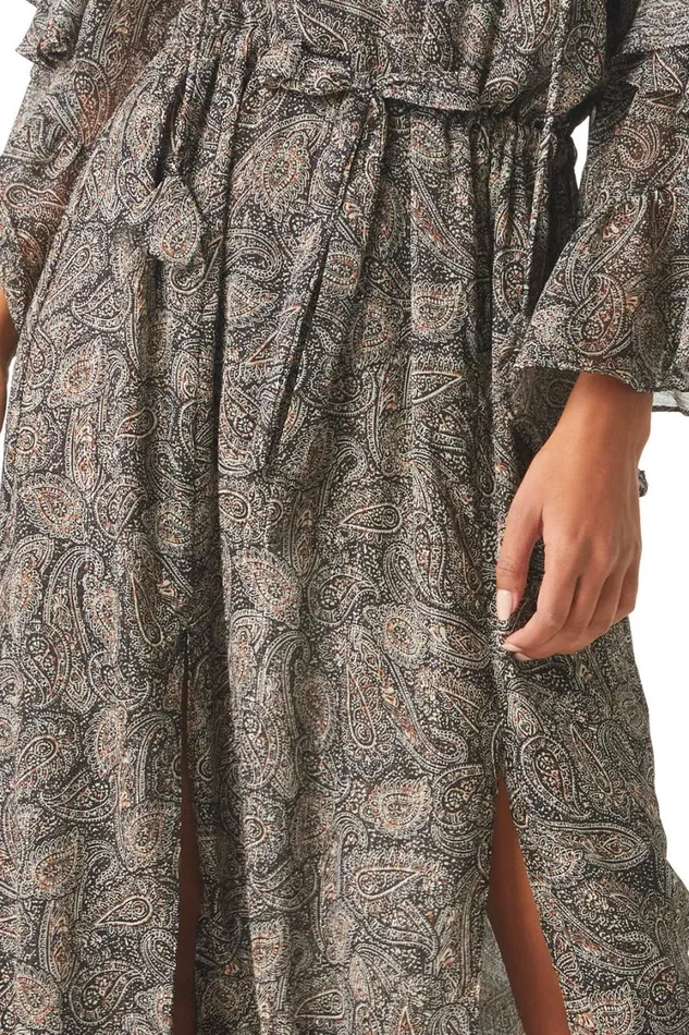 MISA Los Angeles Dresses Women DONNA DRESS Paisley Shimmer