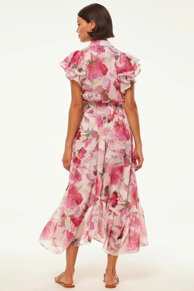 MISA Los Angeles Dresses Women FLORENCIA DRESS Garden Fuchsia