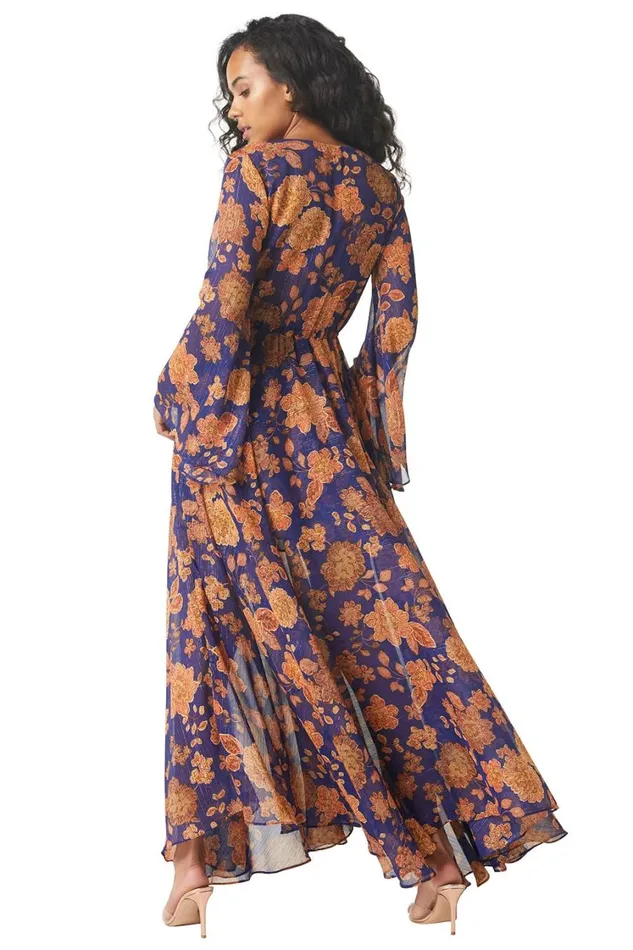MISA Los Angeles Dresses Women GIA DRESS Blue Marigold