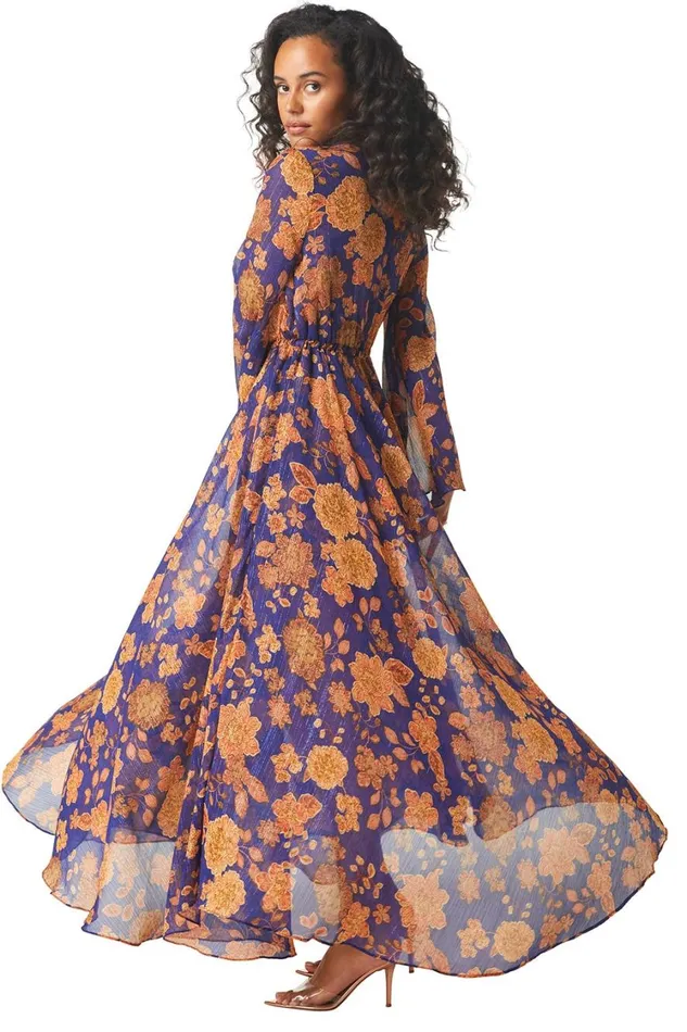 MISA Los Angeles Dresses Women GIA DRESS Blue Marigold