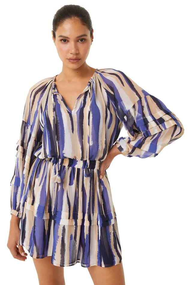 MISA Los Angeles Dresses Women KARLINA DRESS Striped Instinct