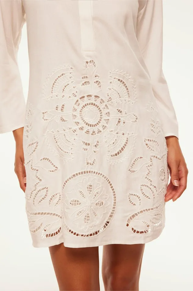 MISA Los Angeles Dresses Women MATIAS DRESS White Eyelet