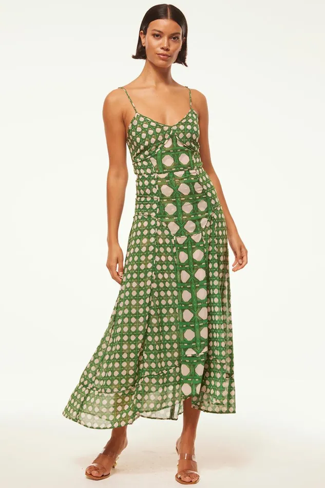 MISA Los Angeles Dresses Women MILA DRESS Rattan Tile Mix