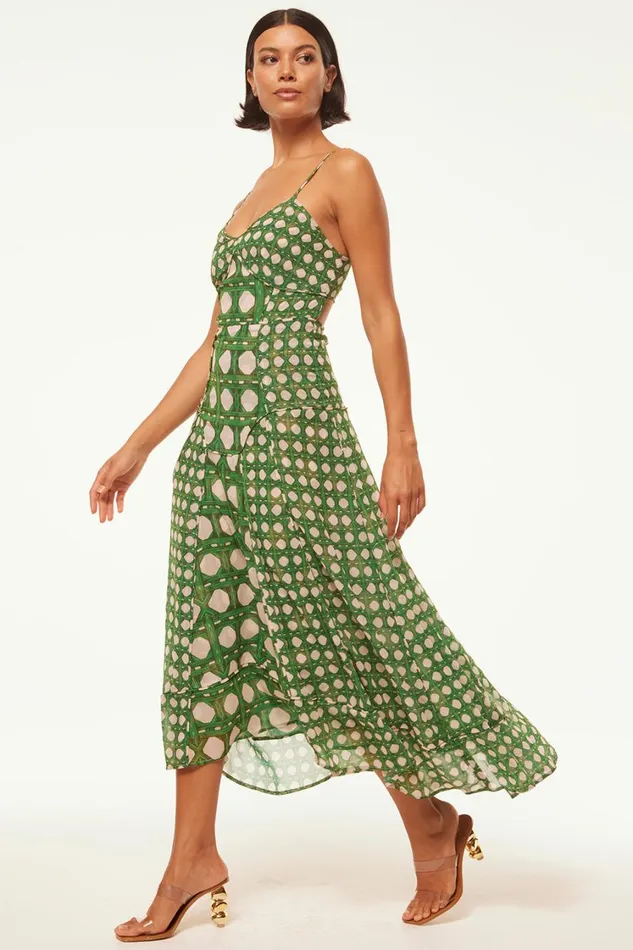 MISA Los Angeles Dresses Women MILA DRESS Rattan Tile Mix
