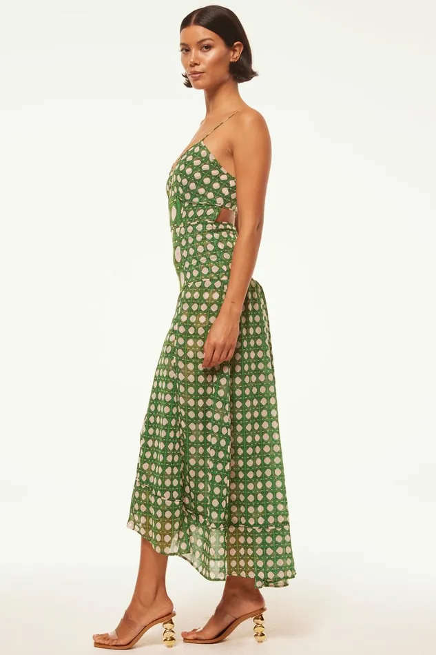 MISA Los Angeles Dresses Women MILA DRESS Rattan Tile Mix