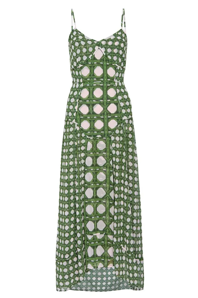 MISA Los Angeles Dresses Women MILA DRESS Rattan Tile Mix