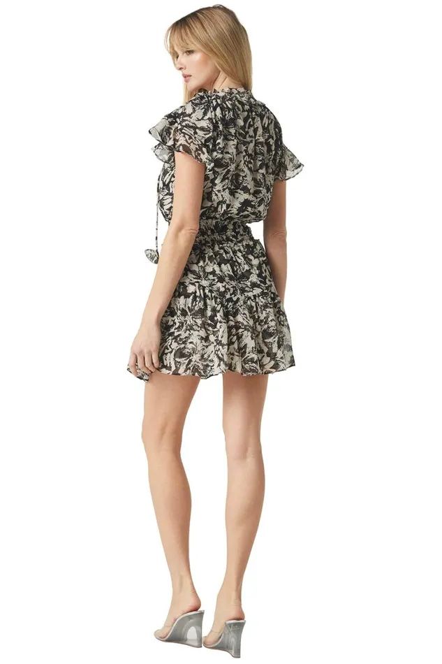 MISA Los Angeles Dresses Women NATALIA DRESS Tonal Abstract