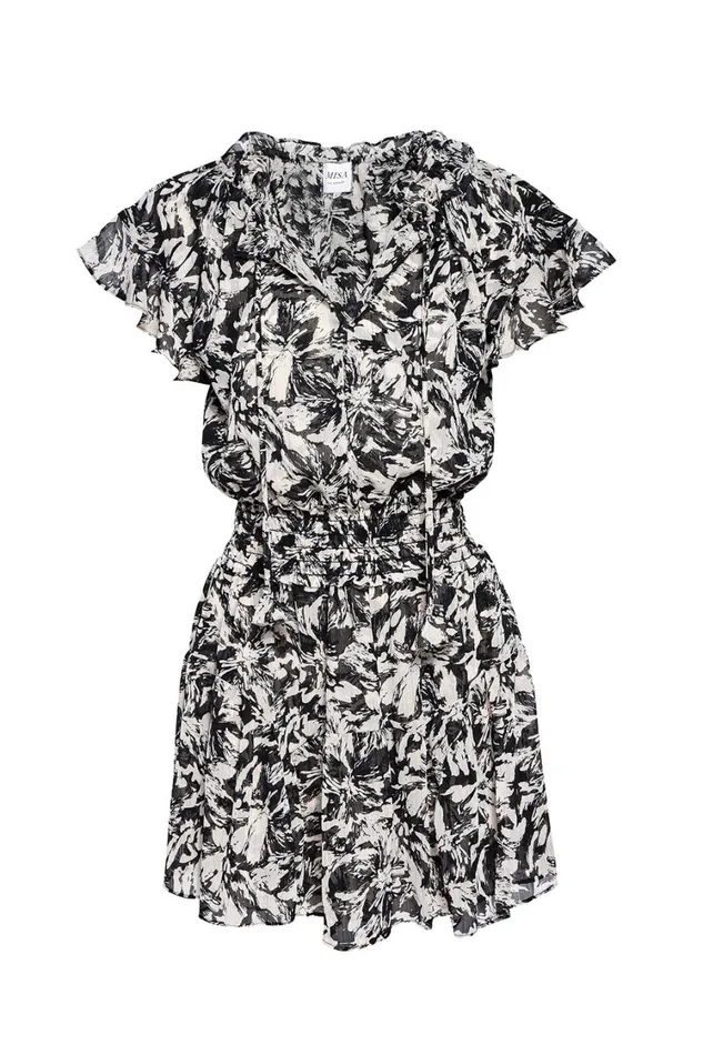 MISA Los Angeles Dresses Women NATALIA DRESS Tonal Abstract