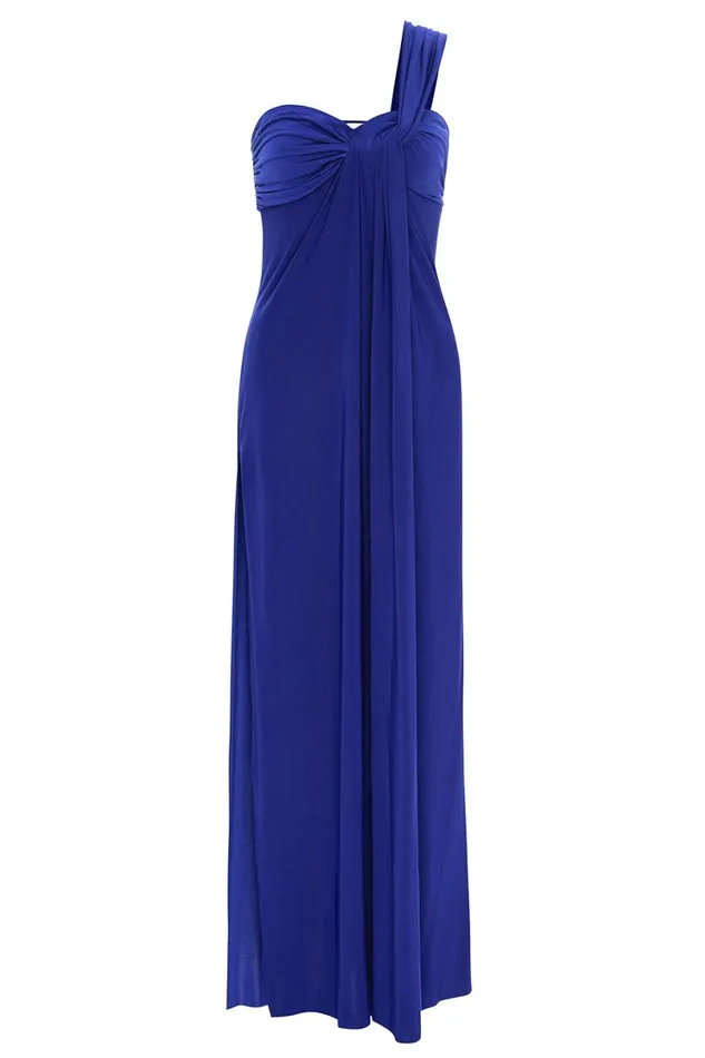 MISA Los Angeles Dresses Women THORA DRESS Cobalt Blue Venezia