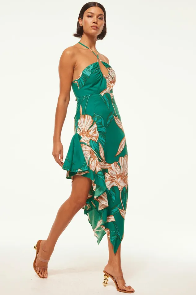 MISA Los Angeles Dresses Women VALERIA DRESS Cartagena Flora
