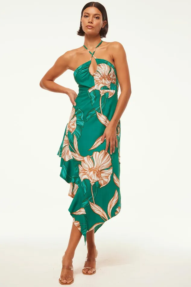 MISA Los Angeles Dresses Women VALERIA DRESS Cartagena Flora