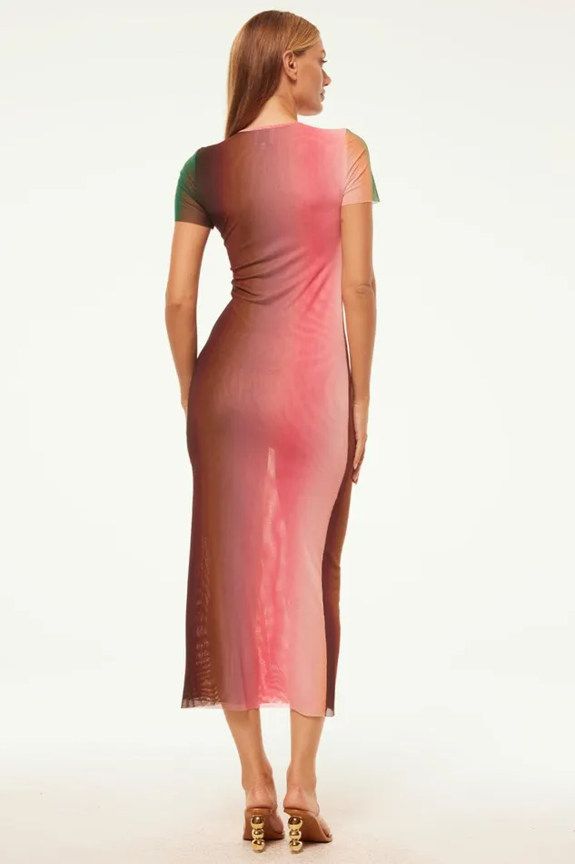 MISA Los Angeles Dresses Women VANESSA DRESS Cali Ombre