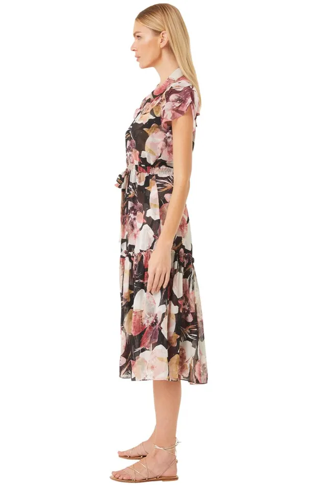MISA Los Angeles Dresses Women VIOLA DRESS Flora Tropical Mix