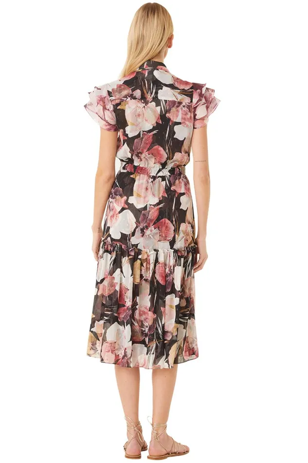 MISA Los Angeles Dresses Women VIOLA DRESS Flora Tropical Mix