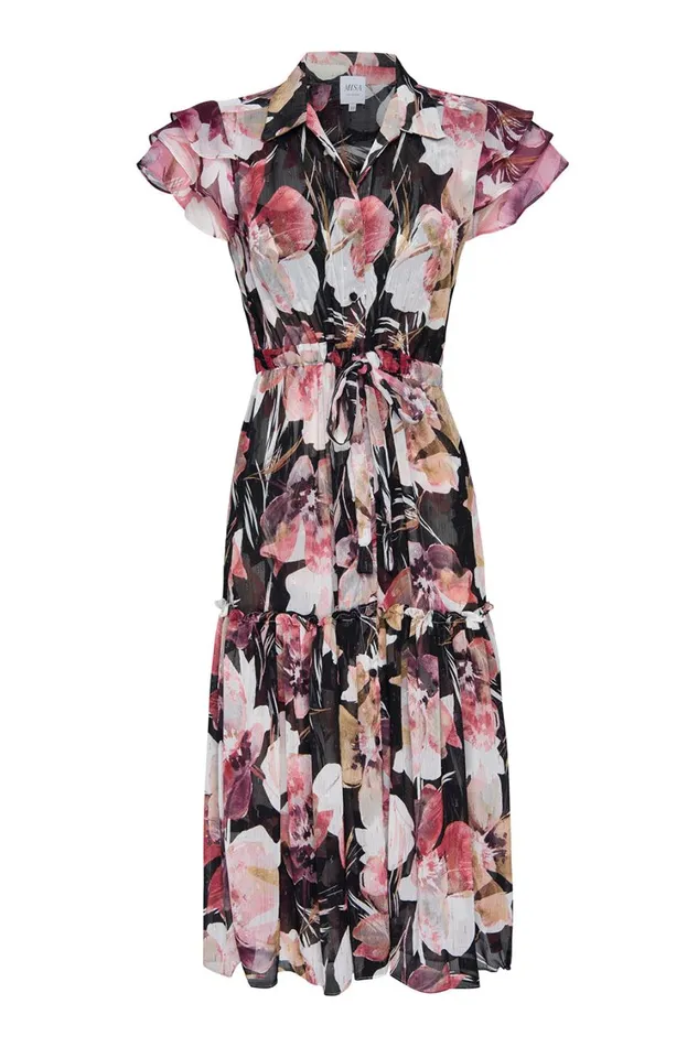 MISA Los Angeles Dresses Women VIOLA DRESS Flora Tropical Mix