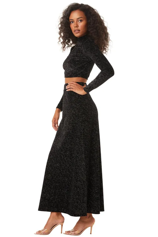 MISA Los Angeles Matching Sets Women EKAT SKIRT Astral Dusted