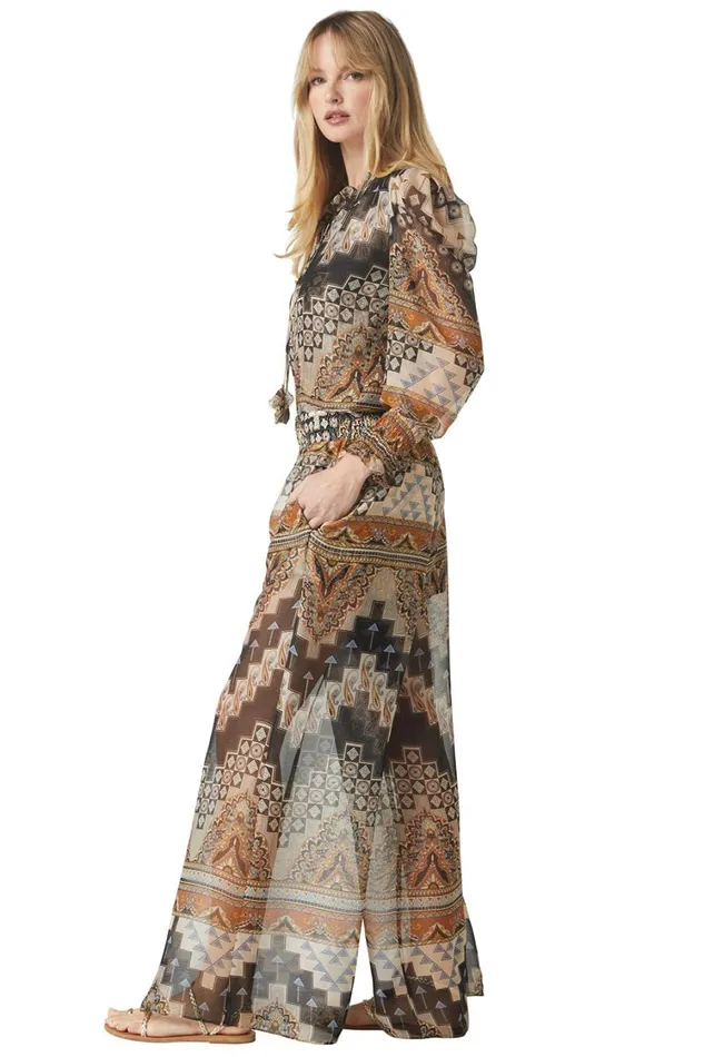 MISA Los Angeles Pants Women PIA PANT Alhambra Mosaic