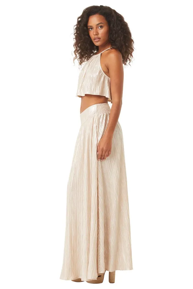 MISA Los Angeles Skirts and Shorts Women BALENA SKIRT Mother Of Pearl