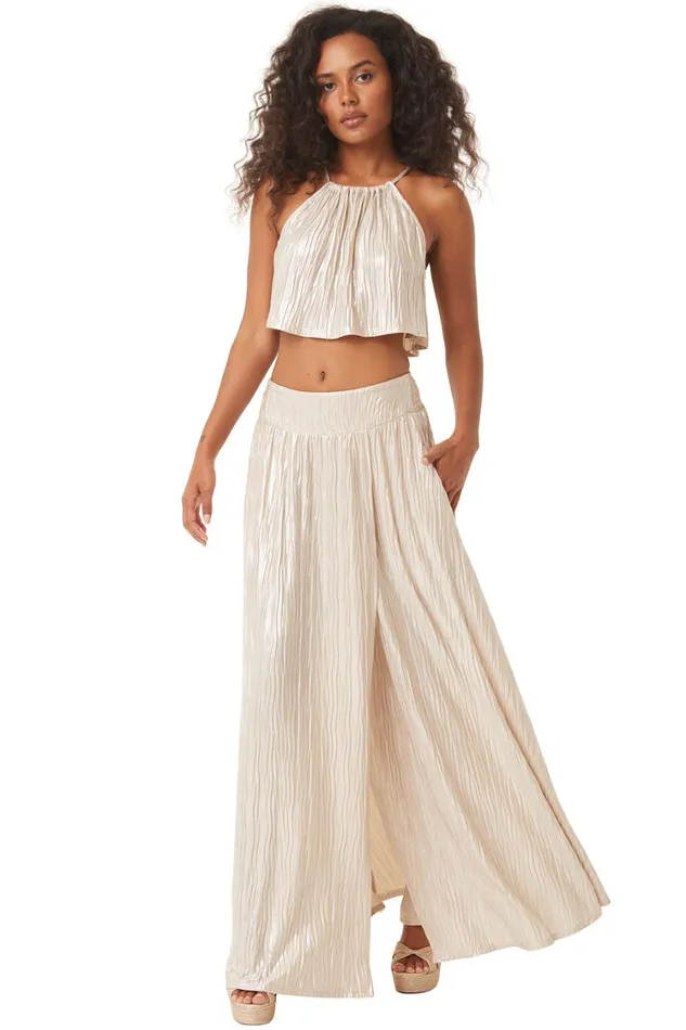 MISA Los Angeles Skirts and Shorts Women BALENA SKIRT Mother Of Pearl
