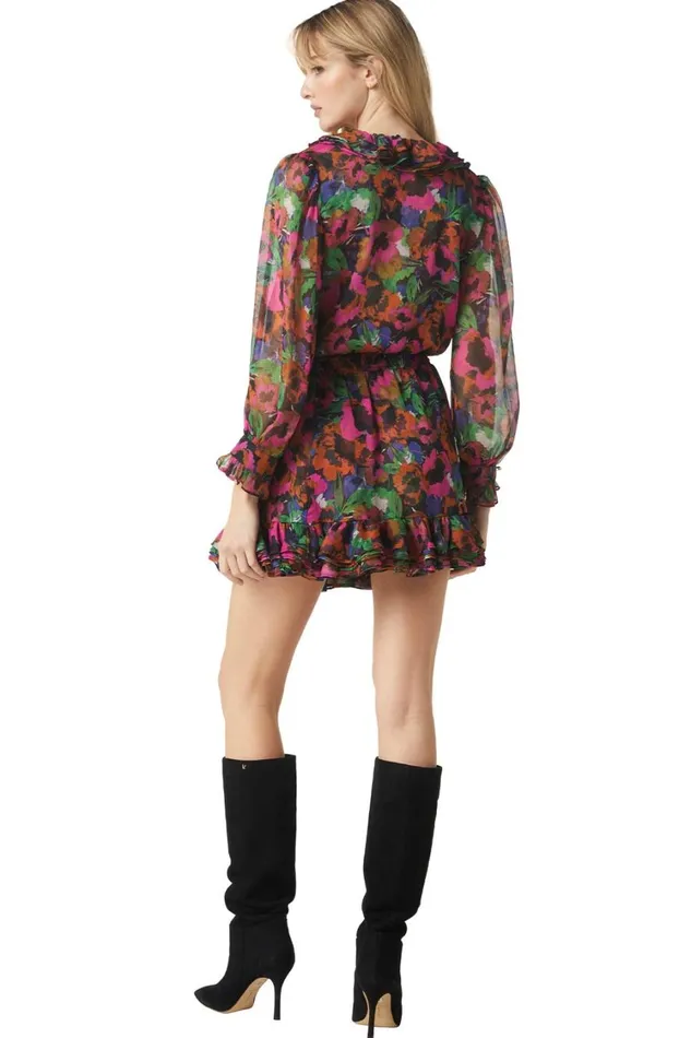 MISA Los Angeles Skirts and Shorts Women MIRANDA SKIRT Jewel Tone Flora