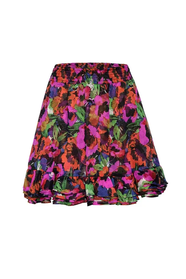 MISA Los Angeles Skirts and Shorts Women MIRANDA SKIRT Jewel Tone Flora