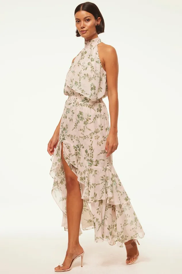MISA Los Angeles Skirts and Shorts Women SEVA SKIRT White Sage Botanica