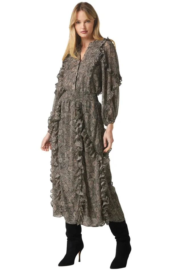 MISA Los Angeles Tops Women ALBERTINA TOP Paisley Shimmer