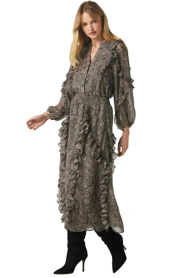 MISA Los Angeles Tops Women ALBERTINA TOP Paisley Shimmer