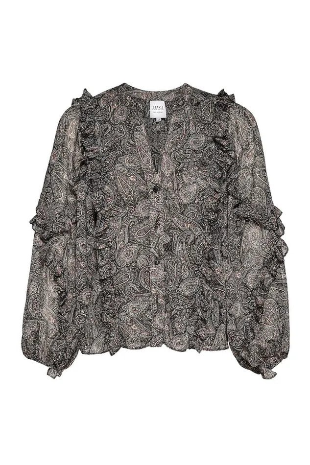MISA Los Angeles Tops Women ALBERTINA TOP Paisley Shimmer