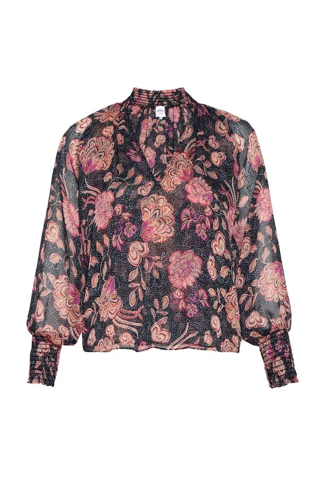 MISA Los Angeles Tops Women ALEXIS TOP Flora Dot