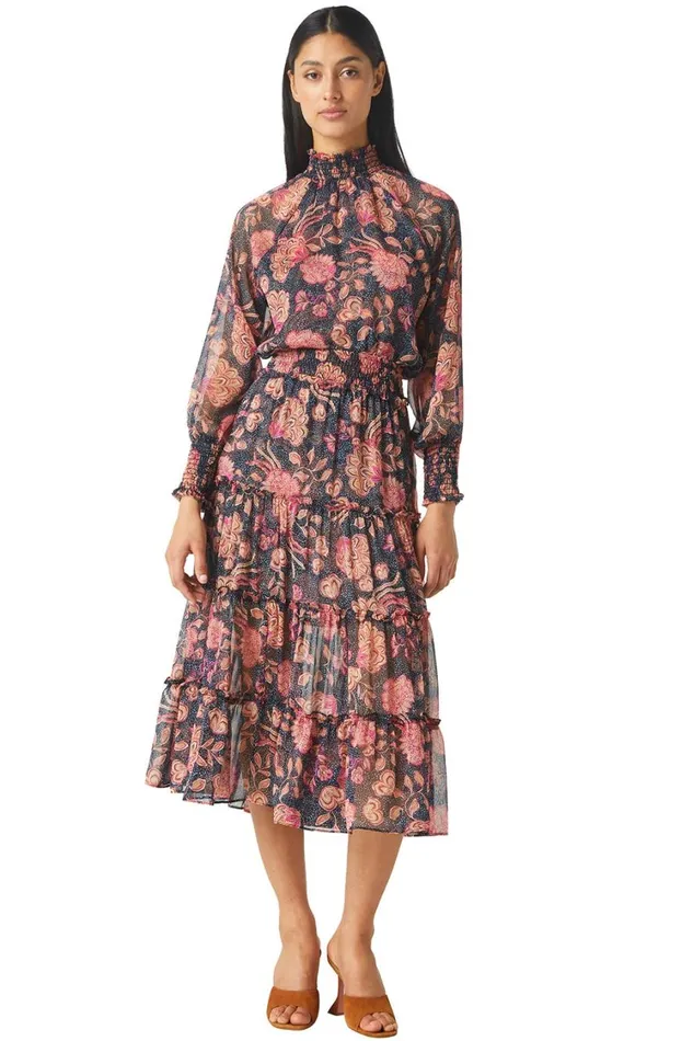 MISA Los Angeles Tops Women ALEXIS TOP Flora Dot